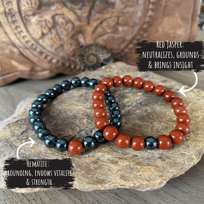 Red Jasper & Hematite