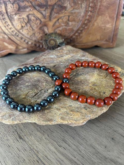 Red Jasper & Hematite